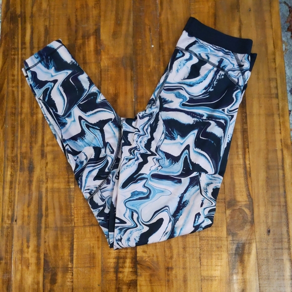 Nike Pro Hyperwarm Leg-A-See Pink Black Marble - Picture 2 of 5